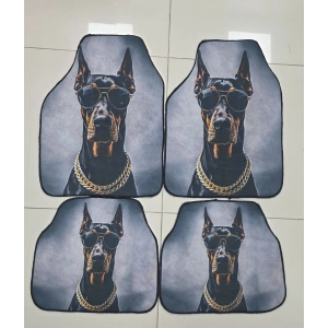 DOBERMAN Siyah DÖRT Parca paspas