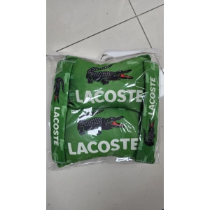 Lacoste-xx  Yesil İKİLİ YASTIK VE KEMER KILIFI SETİ