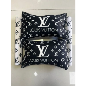 LV SİYAH YASTIK BEYAZ KEMER TAKIMI