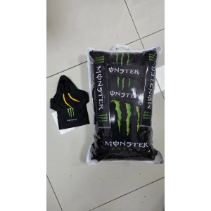 MONSTER SÜPER SET DÖRTLÜ SERVİS KILIFI + İKİLİ YASTIK VE KEMER KILIFI +VİTES POLARI