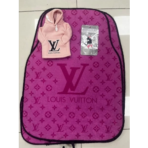 PEMBE LV DEKOR HALI PASPAS , PEMBE LV VİTES POLARI , RUJ DÖRTLÜ SİBOP KAPAĞI