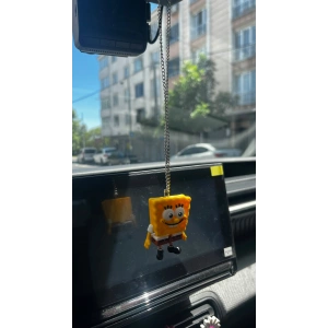 SÜNGERBOB DİKİZ AYNA SÜSÜ 3D