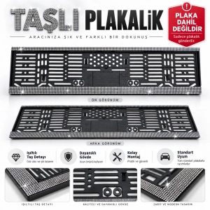 TAŞLI Plakalık universal klipsli (2 adet)