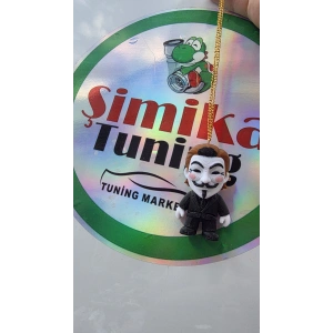 V for Vendetta araba ayna süsü