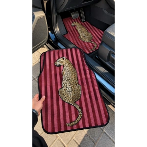 TIGER DÖRT Parca KAYMAZ TABAN DEKORATİF OTO Paspas