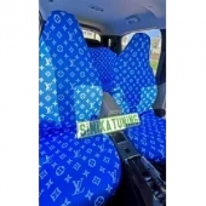 XL MAVİ 3D BASKI OTOMOBİL SERVİS KILIFI ÖN VE ARKA 4PARÇA TAKIM 1.KALİTE LİKRALİ PENYE YIKANABİLİR HER ARACA UYUMLU