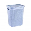 ÜÇSAN ÖRGÜ DESENLİ KİRLİ ÇAMAŞIR SEPETİ 50L M079