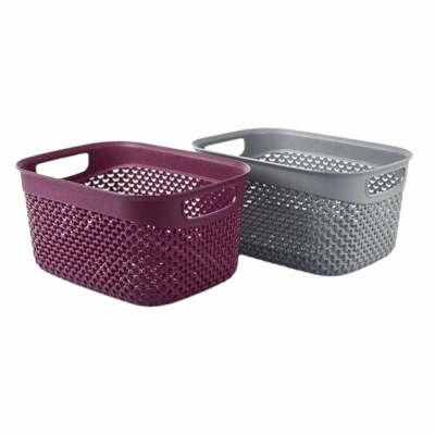 DAMLA DESEN DİKDÖRTGEN SEPET 6,6L M163