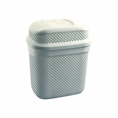 DAMLA DESEN GİRDAP ÇÖP KOVASI 4 LT