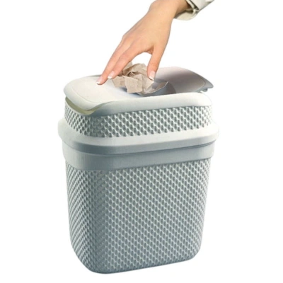 DAMLA DESEN GİRDAP ÇÖP KOVASI 7 LT