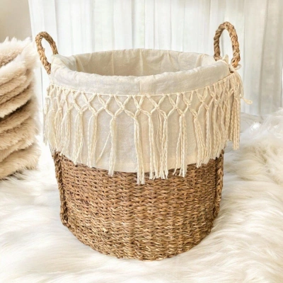 EAS PÜSKÜLLÜ DEKORATİF SEPET NHSC24741