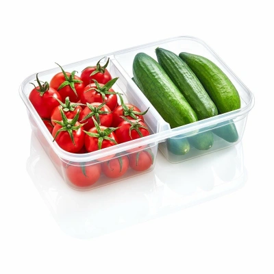 FRESH BOX DİKDÖRTGEN 2 BÖLMELİ LC505