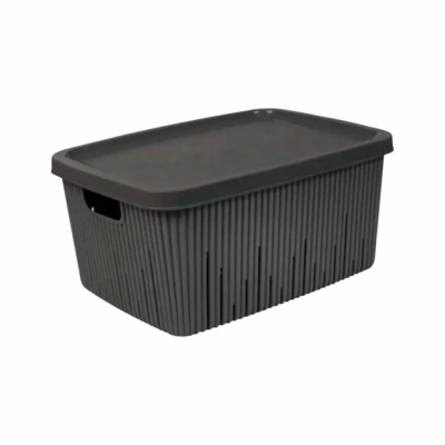 HEREVİN KAPAKLI SEPET GRİ 18 L 161383012E