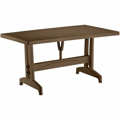 HOLİDAY DİKDÖRTGEN MASA KOYU KAHVE 80 X 140 HM110
