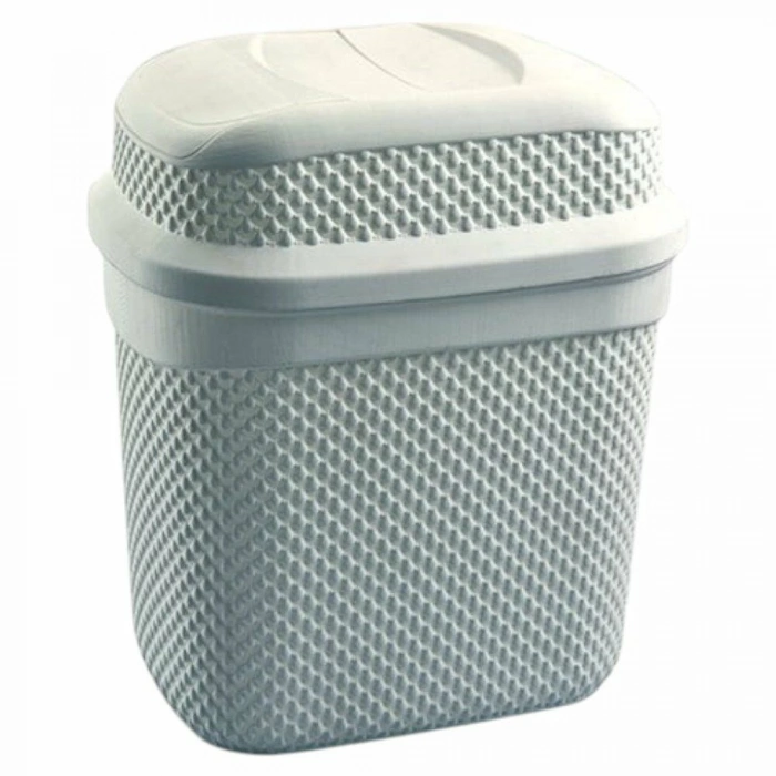 DAMLA DESEN GİRDAP ÇÖP KOVASI 7 LT