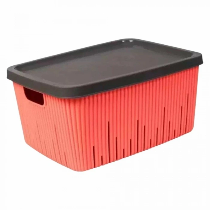 HEREVİN KAPAKLI SEPET PEMBE 18 L 161383163E