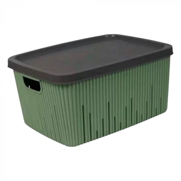 HEREVİN KAPAKLI SEPET YEŞİL 18 L 161383153E