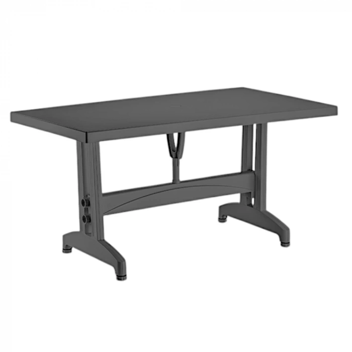 HOLİDAY DİKDÖRTGEN MASA GRİ ANRSİT 80 X 140 HM110