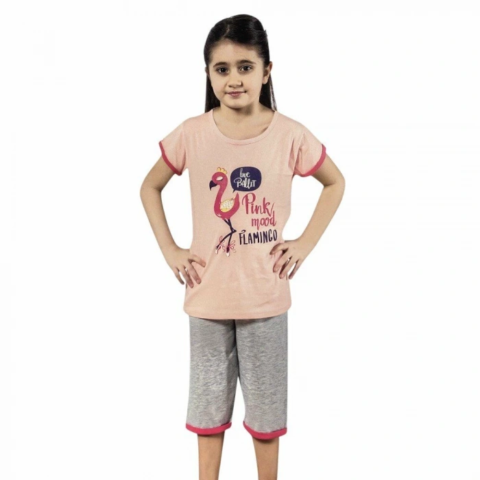 KAZAN BEBE KAPRİ KIZ PİJAMA