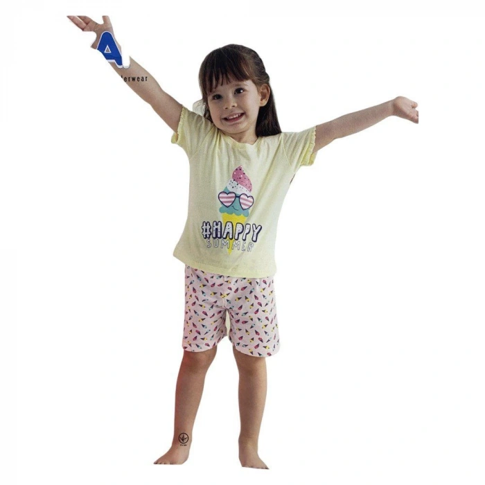 KAZAN BEBE KAPRİ KIZ PİJAMA