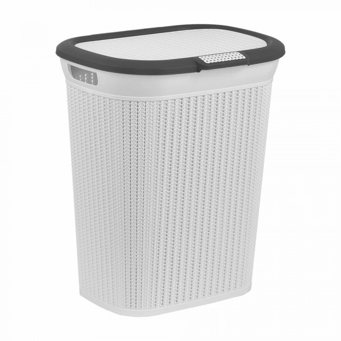 PLASTART BAMBU KİRLİ ÇAMAŞIR SEPETİ PUDRA LA160