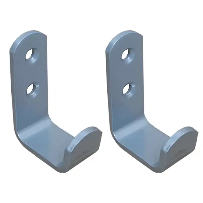 Gri Tekli Askı Çelik 30mm - Metal Okul Çanta Masa Sıra Askısı