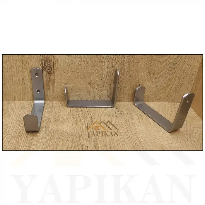 Geniş Askı 80mm Çelik Gümüş