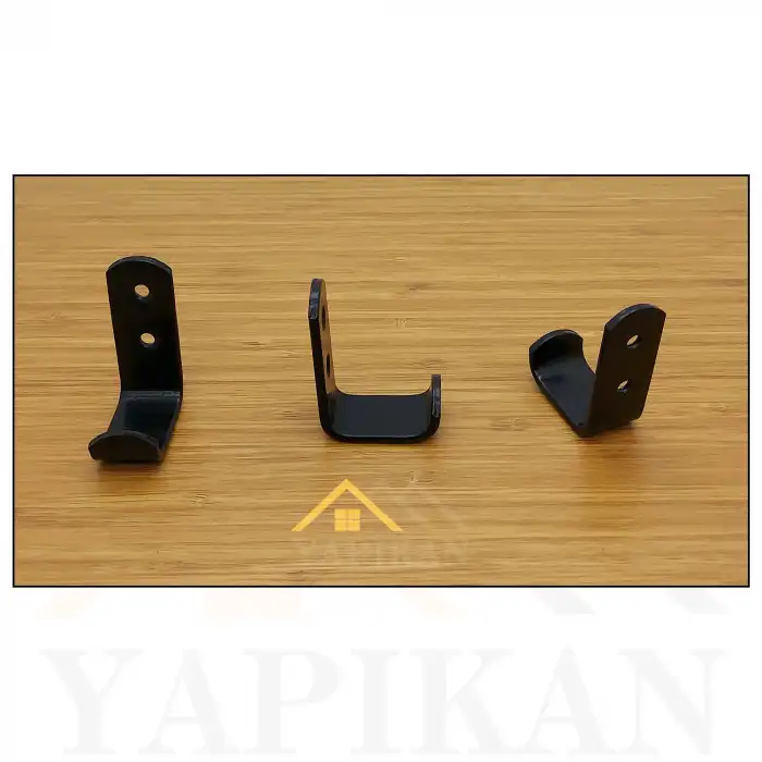 Tekli Askı 30mm Çelik Siyah