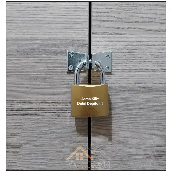 Metal Asma Kilit Asma Aparatı - Asma Kilit Askı Yeri - Takım