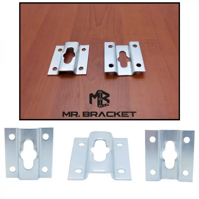 10 ad. Ayna Askı Aparatı - Ağır Tablo Çerçeve Askı Aparatı - Vidalı Duvara Ayna Montaj Askı Kancası