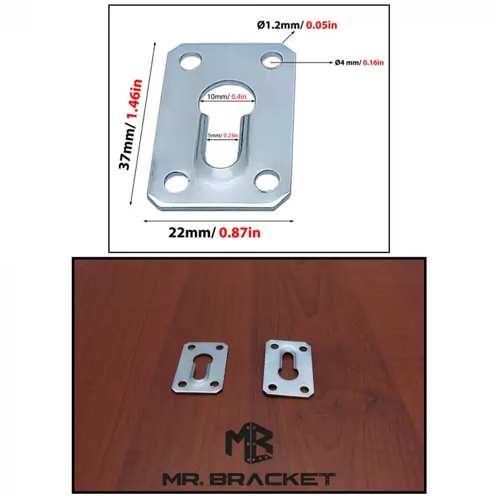 10 ad. Gizli Çerçeve Askısı Büyük - Metal Tablo Askı Aparatı - Vidalı Fotoğraf Resim Asma Kancası