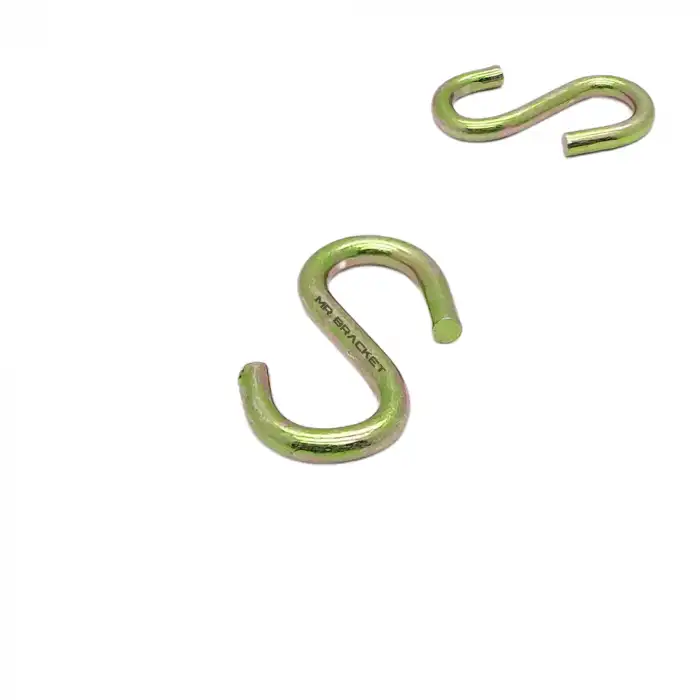 10 ad. Metal S Kanca Minik - eS Kanca - Dolap Kancası Demir - Avize Eşya Elbise Asmak için Kanca