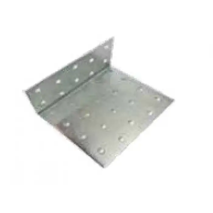 100x40x80mm - Orta Yük L Demir Gönye Köşebent (Kod-666) - Mobilya Dolap Raf Masa Sabitleme Birleştirme Demiri - Köşe Bağlantı Aparatı