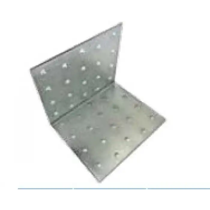 100x80x80mm - Orta Yük L Demir Gönye Köşebent (Kod-658) - Mobilya Dolap Raf Masa Sabitleme Birleştirme Demiri - Köşe Bağlantı Aparatı