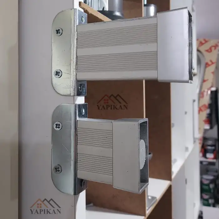 18mm Sunta MDF U Geçme Alüminyum Ayak 15 cm - Yükseklik Ayarlı - Suntaya Geçme Mobilya Dolap Baza Masa Ayağı