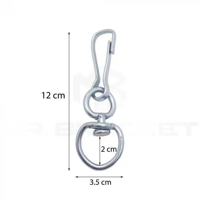 Mr. Bracket 2 ad. Fırdöndü Dönerli Maşa No:65 - Köpek Zinciri Tasma Fırdöndü Halat Bağlama Aparatı