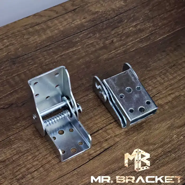 2 Ad. Katlanır Masa Ayağı Aparatı - Mini Katlanabilir Masa Konsolu - Raf Mutfak Yatak Çalışma Masası