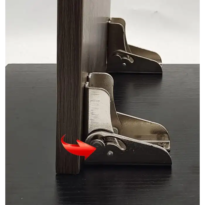 2 Ad. Katlanır Masa Ayağı Aparatı - Mini Katlanabilir Masa Konsolu - Raf Mutfak Yatak Çalışma Masası