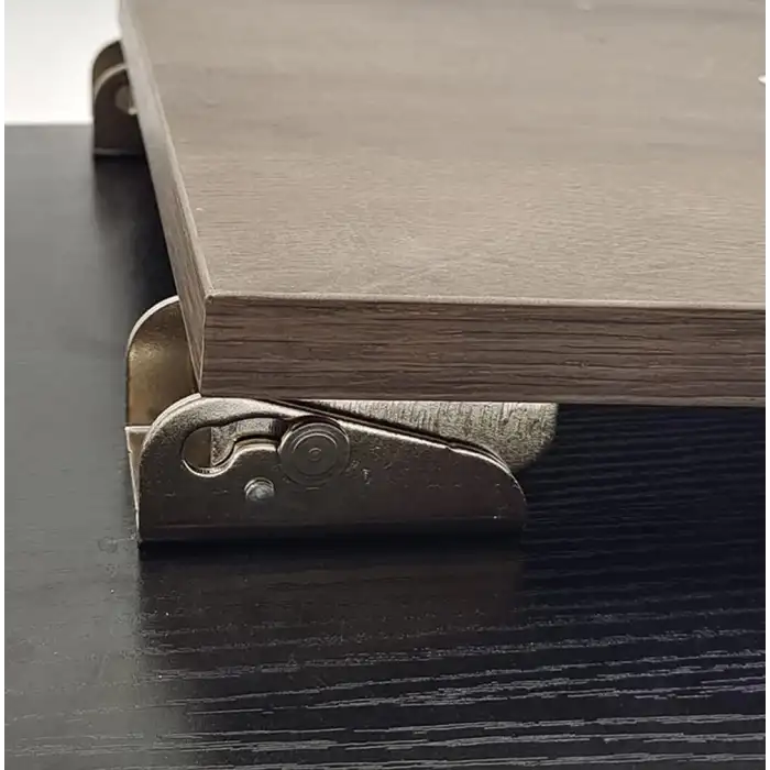 2 Ad. Katlanır Masa Ayağı Aparatı - Mini Katlanabilir Masa Konsolu - Raf Mutfak Yatak Çalışma Masası