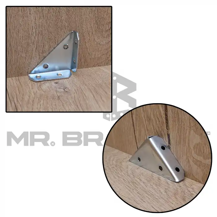 2 ad. Köşe Gönye No:1 - Çerçeve Tablo Çıta Baza Sunta Birleştirme Aparatı Düz Demir Köşebent