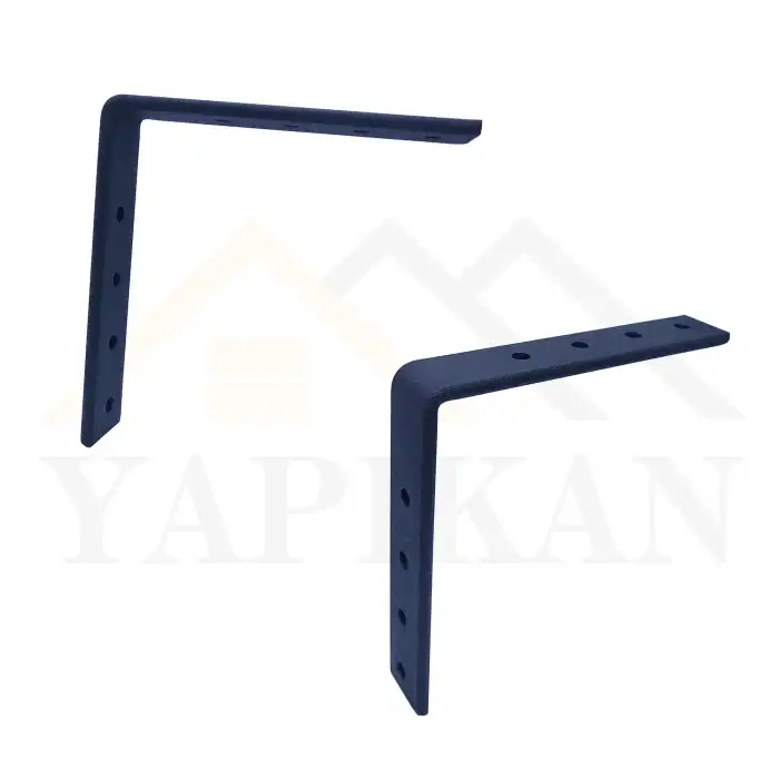 25x125x125mm - Ağır Yük Köşebent Mat Siyah