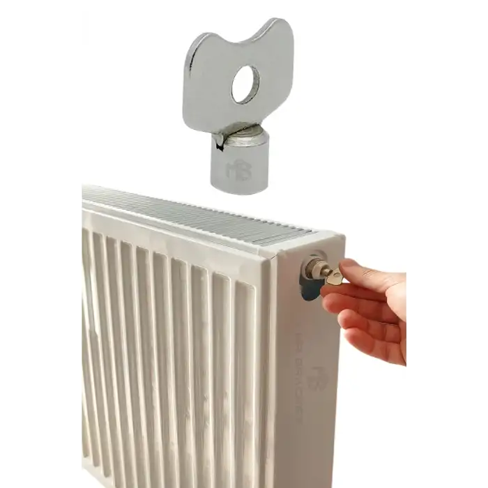 3lü Purjör Hava Alma Anahtarı Purjör Tapası Seti - Panel Radyatör Havlupan Bakım Su Tahliye Aparatı