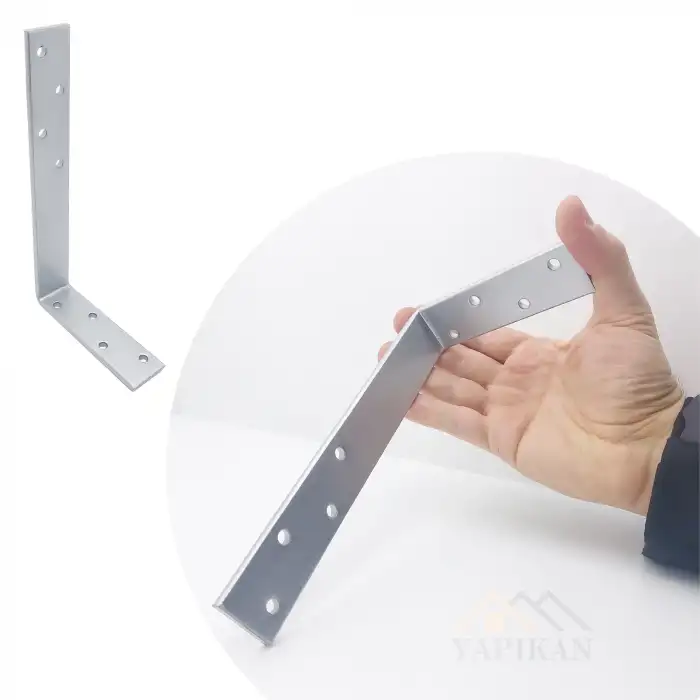 30x100x200mm - Ağır Yük Köşebent - Gümüş