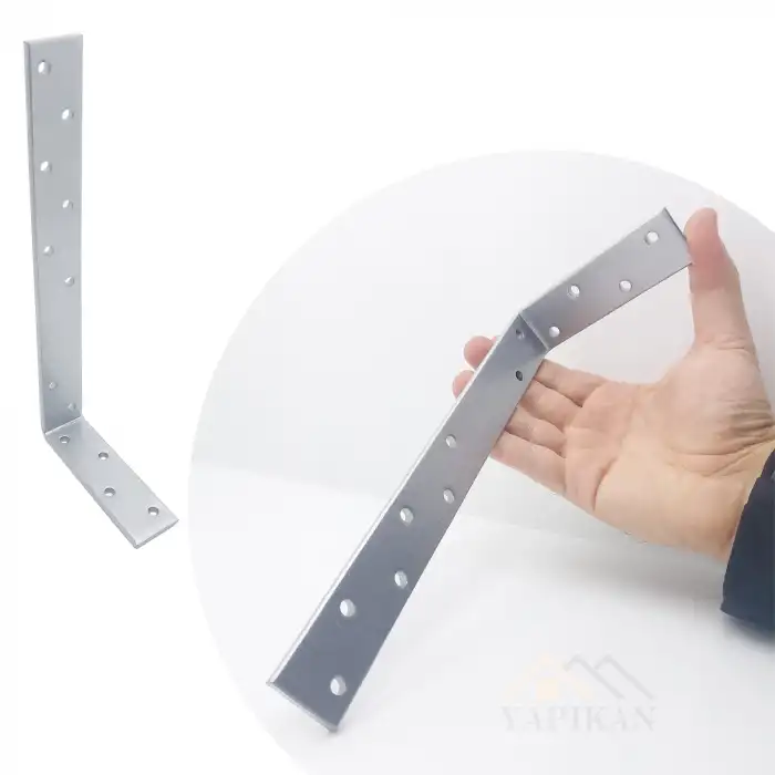 30x100x250mm - Ağır Yük Köşebent - Gümüş