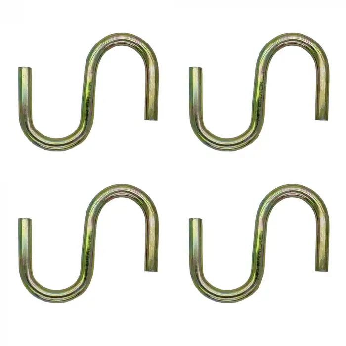 4 ad. S Kanca Demir - Extra Es Kanca - Ağır Yük Kancası - Salıncak Hamak Kancası