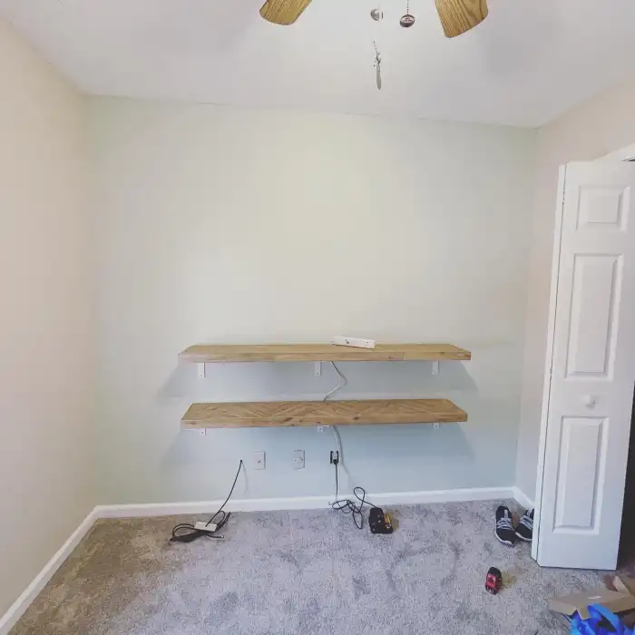 40x100x300mm Ağır Yük Köşebent Beyaz Renk - 5mm Kalınlıkta Lama Demiri - Dekoratif Raf Altı L Ayak - Duvara Raf Tutucu Montaj Askı Aparatı