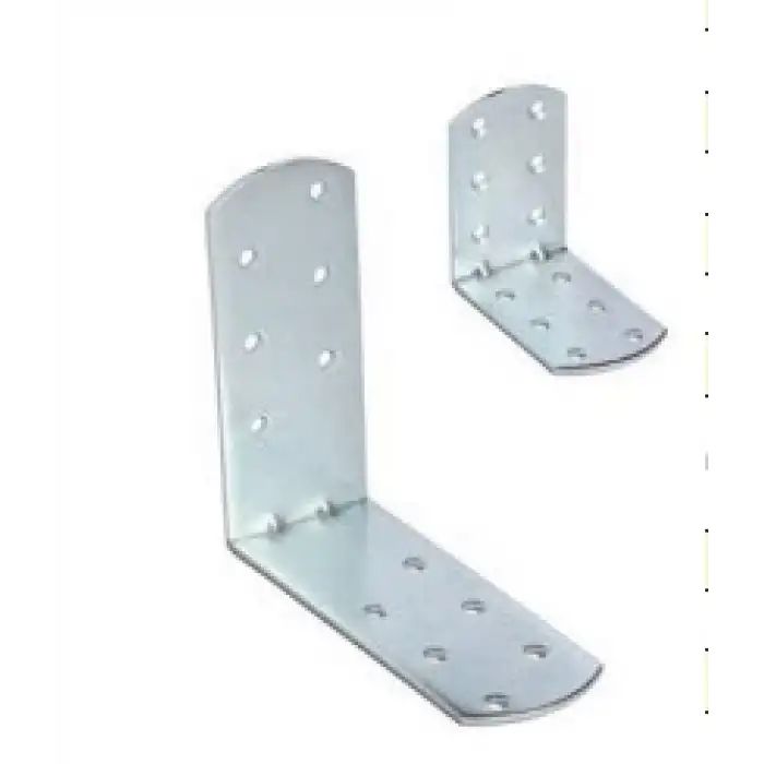 40x35x35mm Yuvarlak Başlı Köşebent - L Demir Gönye Köşe Birleştirme Sabitleme Aparatı