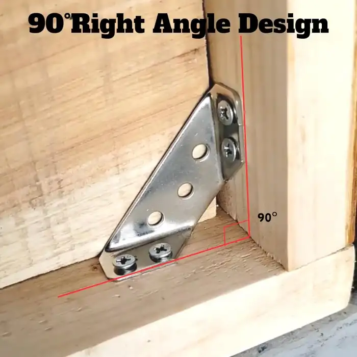 5 ad Universal L Demir Gönye Köşebent Mobilya Eşya Raf Dolap Sabitleme Birleştirme Bağlantı Aparatı