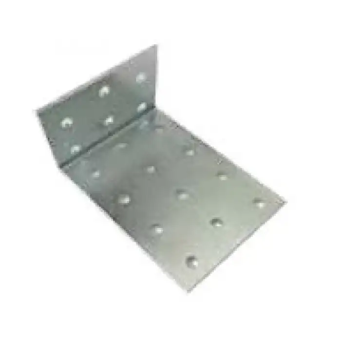 60x40x80mm - L Demir Gönye Köşebent (Kod-660) - Mobilya Dolap Raf Masa Sabitleme Birleştirme Demiri - Köşe Bağlantı Aparatı