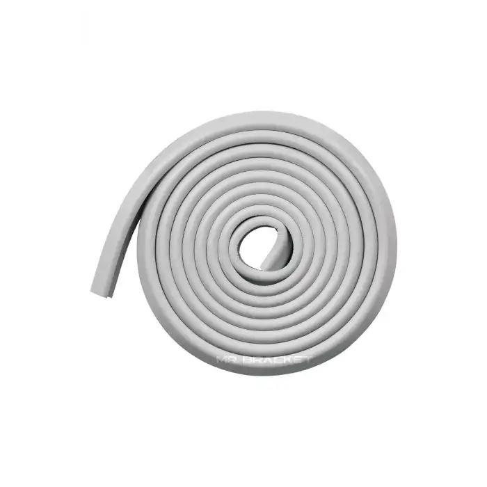 2 metre Hazır Yapışkanlı Ekstra Kalın Kauçuk Masa Kenar Koruyucu - Bebek Çocuk Güvenlik Köşe Koruma